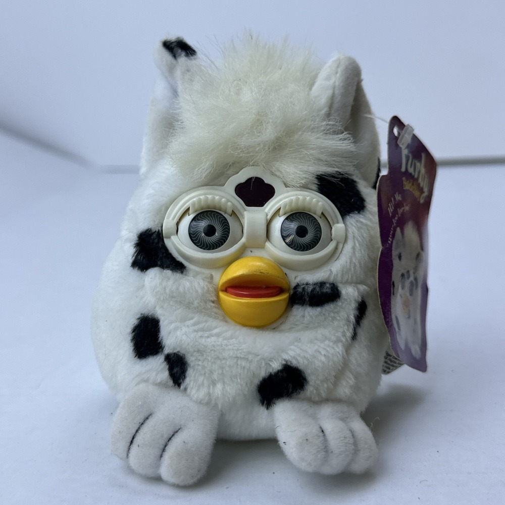 Furby Buddies 1999 Happy Dalmatian Tiger Plush Toy 70-725-04 4in